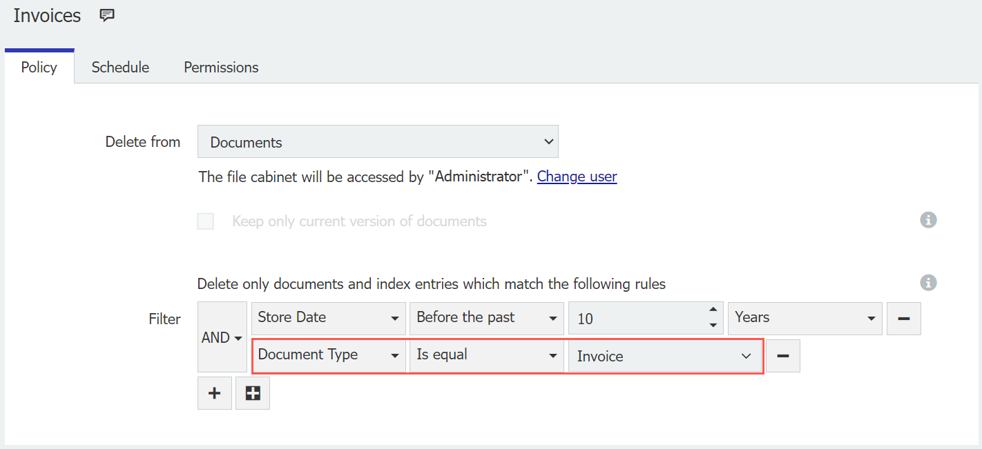 Adding more criteria